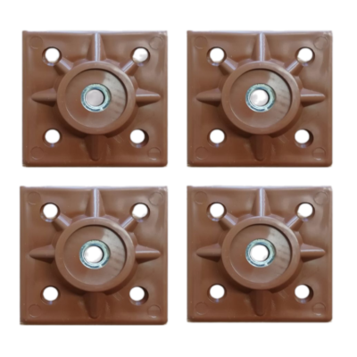 Крепеж табурета М8 КОРИЧНЕВЫЙ (500 шт) (02-011-000187)